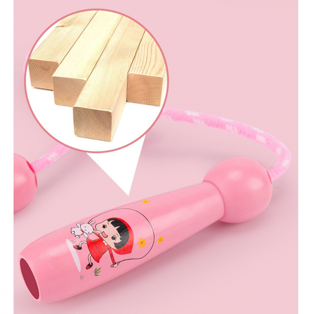 Coarda de sărit Pink Malplay 2.6 m, Jucării Exterior - imagine 5