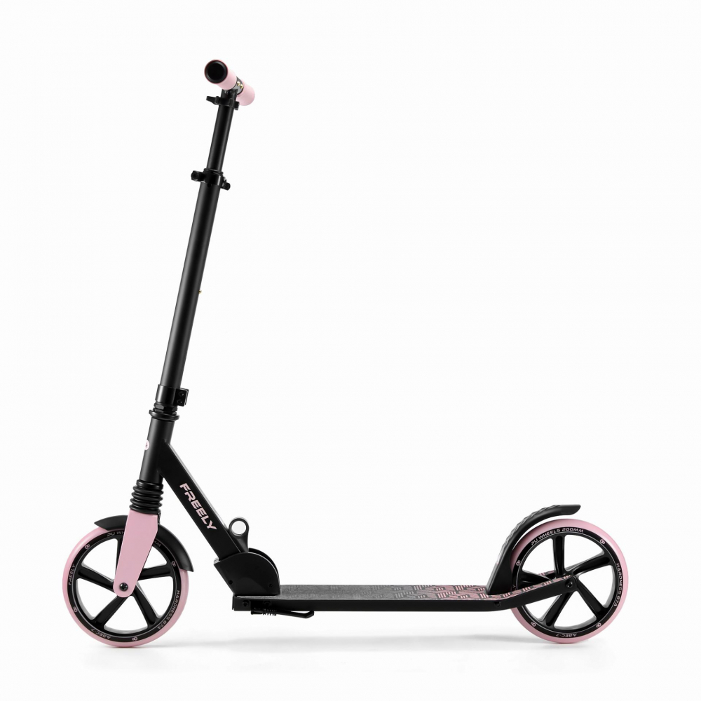 Trotineta Kinderkraft Freely Pink - Pliabilă - imagine 4