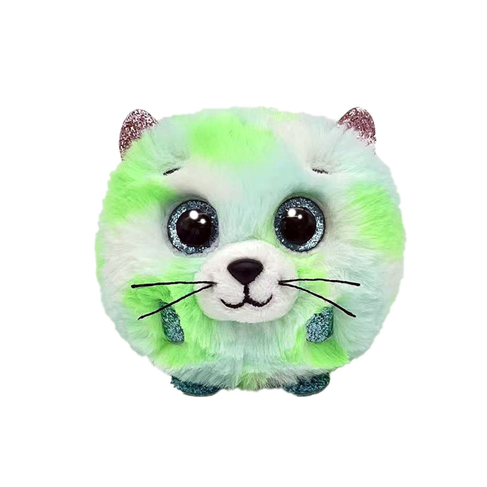 Ty Beanie Balls Evie Pisica Verde 8cm