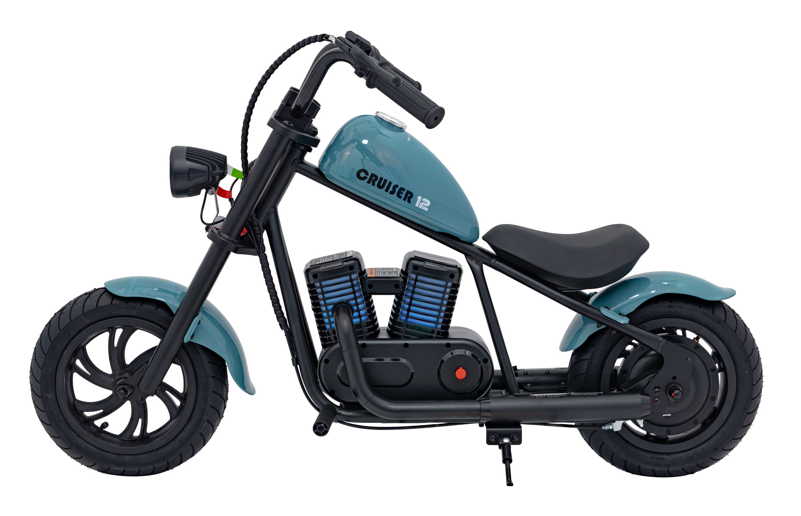 Motocicleta Electrica Cruiser 12 Albastru pentru Copii - imagine 3