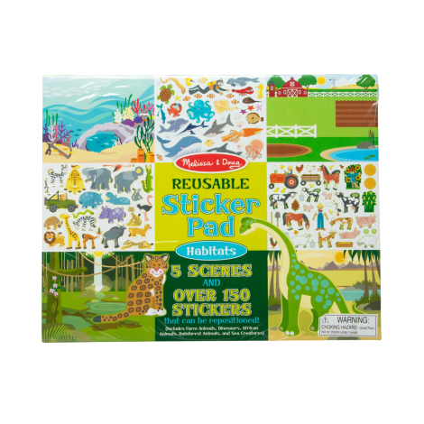 Set Abtibilduri Habitate Educativ Melissa & Doug