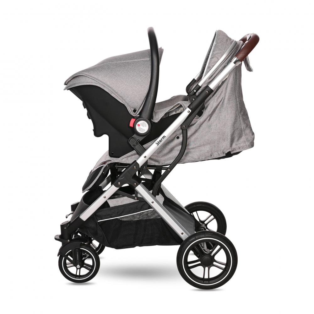 Carucior Lorelli Storm Aluminiu, Gri, pana la 22 kg