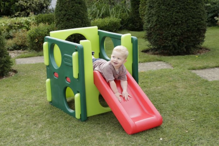 Spațiu de joacă Little Tikes Verde cu Tobogan