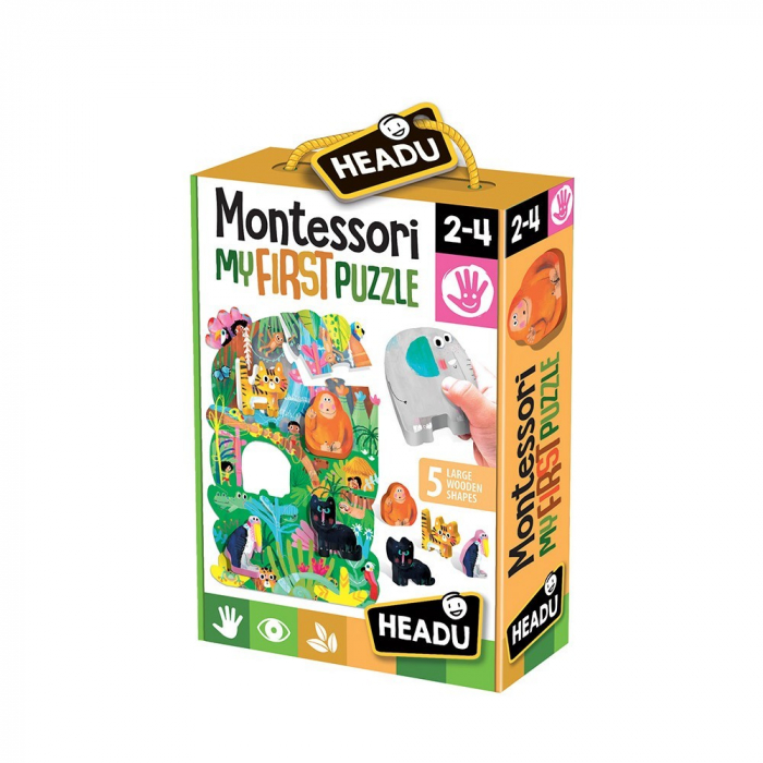 Puzzle Montessori Jungla Headu - Educativ si Interactiv