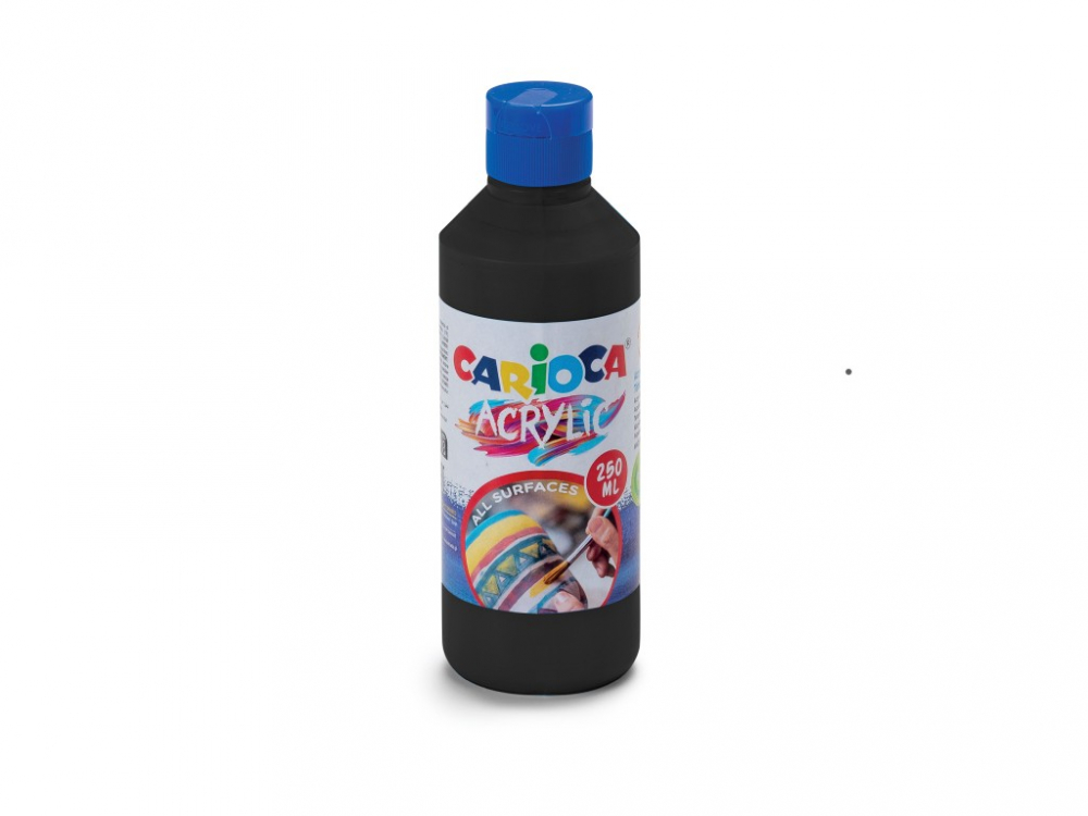 Carioca Tempera Acrilica Neagra, 250 ml