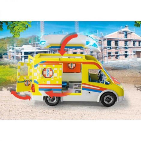 Playmobil Ambulanta Cu Lumini Si Sunete - imagine 3