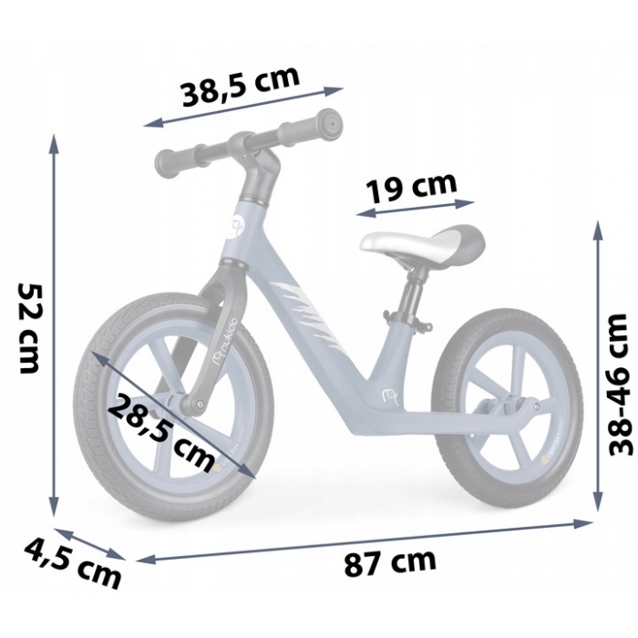 Bicicleta Fără Pedale Nukido - Învățare Rapidă - imagine 5