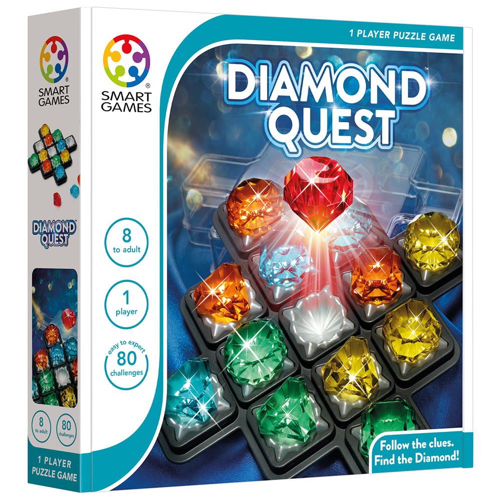 Smart Games Diamond Quest - Joc Logică 80 Provocări