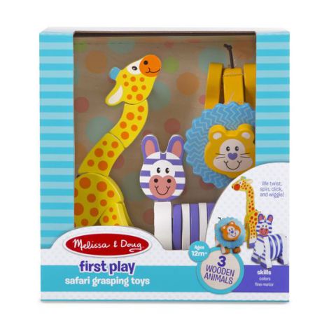 Set 3 Jucării Motricitate Safari Melissa & Doug - imagine 3