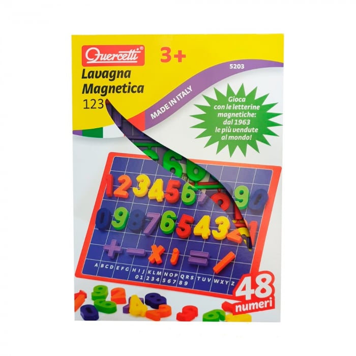 Tabla Magnetica Quercetti Cifre Basic - Invatare Amuzanta