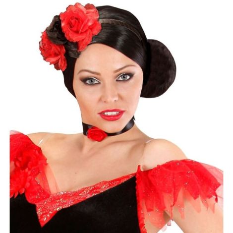 Bentita 3 Trandafiri Widmann | Accesoriu Carnaval - imagine 3