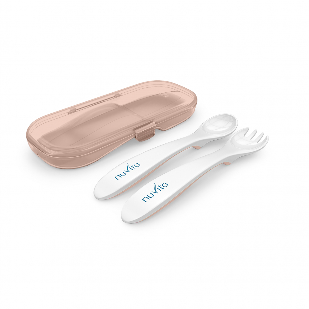 Tacâmuri călătorie Nuvita Easy Eating pentru copii - imagine 2