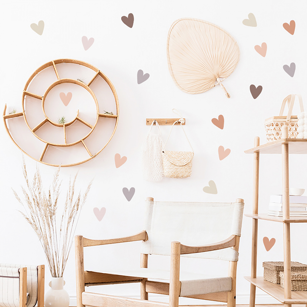 Sticker Boho Inimioare Sipo - Decor Camera Copilului - imagine 3