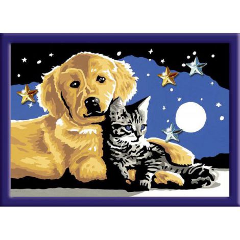 Ravensburger Pictură Catel și Pisică - imagine 2