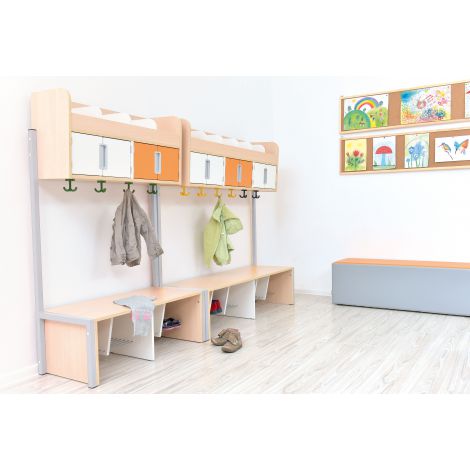 Cuier galben vestiar Moje bambino Flexi Quadro - imagine 2
