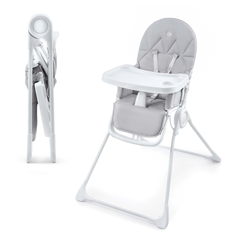 Scaun masă Kinderkraft Binci Light Grey - Practic - imagine 6
