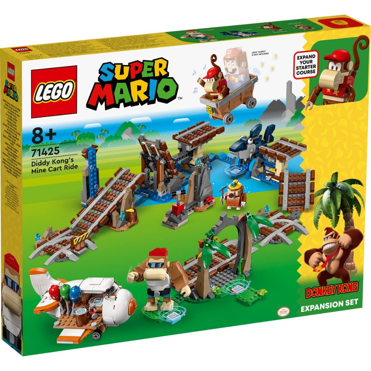 LEGO 71425 Diddy Kong Vagonet Minier
