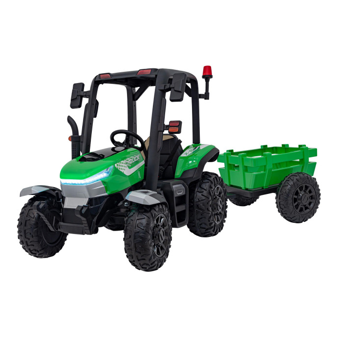 Tractor Electric Blast Z 24V cu Remorca Verde