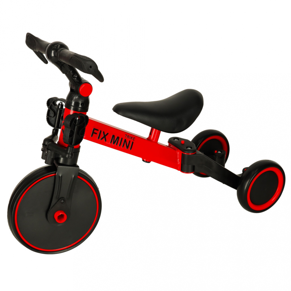 Tricicleta Ikonka Trike Fix Red 3 in 1, Reglabila - imagine 10