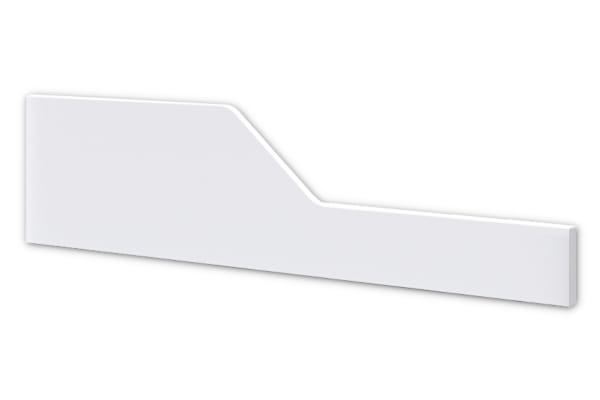 Bariera protectie patut 120x60 cm Alb Nichiduta - imagine 4