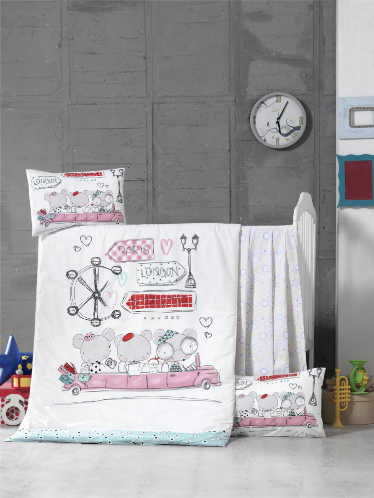 Set Lenjerie Victoria Home 6 Piese Bumbac Ranforce