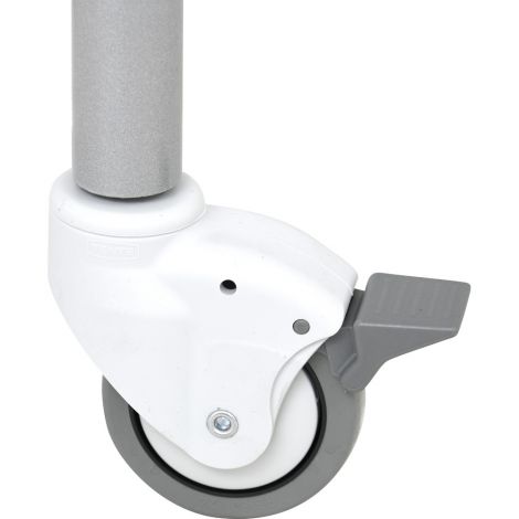 Masa triangulară Moje Bambino Easymove albă - imagine 14