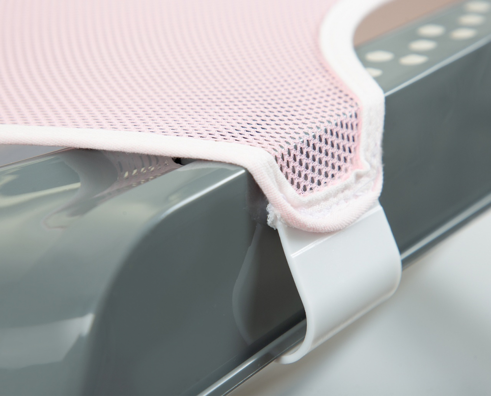 Suport textil Babyjem roz pentru baie sigură - imagine 5