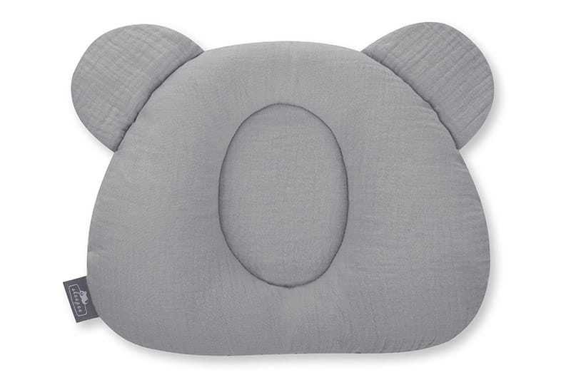 Pernă Cap Turtit Sleepee | Muslin Gri | Nor Pufos