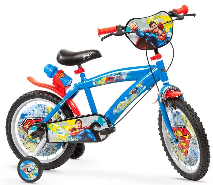 Bicicleta Toimsa Superman 16 inch cu roti ajutatoare - imagine 4
