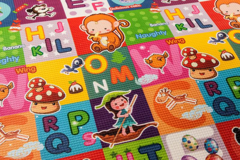 Saltea educativă U-Grow cu 2 fete, XPE, pentru interior/exterior - imagine 3