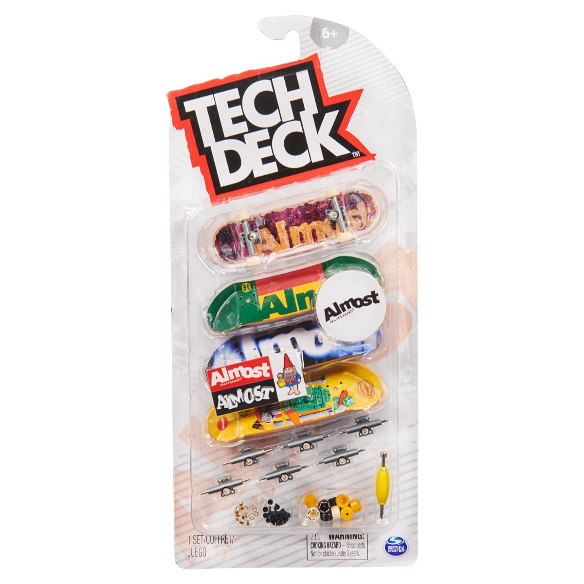 Set 4 Mini Placi Tech Deck Almost, Colectie Skate