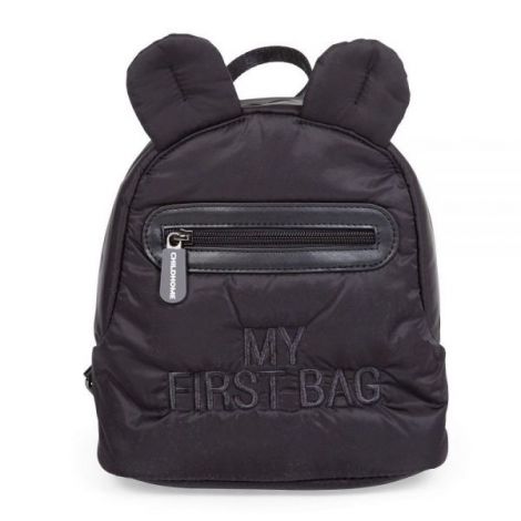 Rucsac Childhome My First Bag Negru, Matlasat