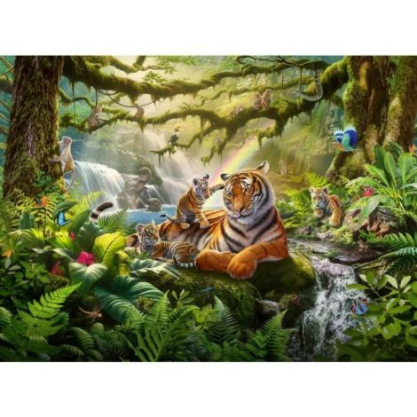 Ravensburger Puzzle Junglă 300 Piese XXL - Animale Sălbatice - imagine 2