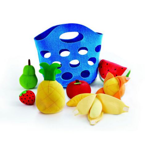 Hape Cosuletul Cu Fructe - Jucarie Moale Educationala - imagine 2