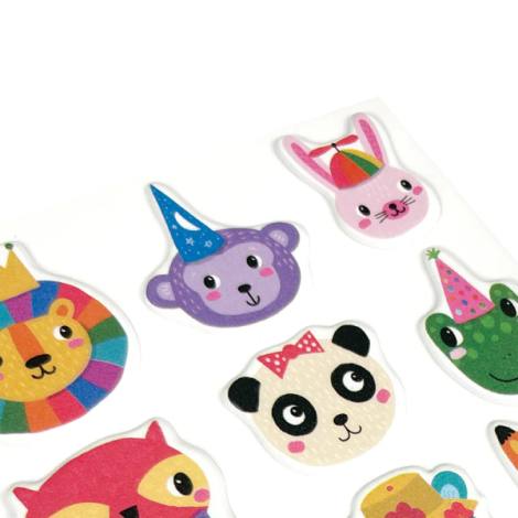 Abtibilduri Pufoase Ooly Party Animals - imagine 2