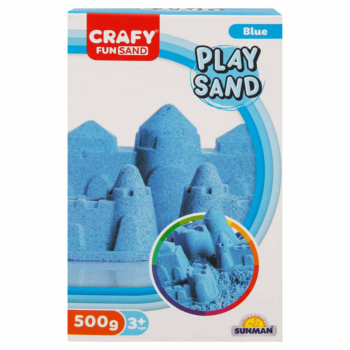 Nisip Kinetic Crafy Albastru 500g - Modelare Creativă