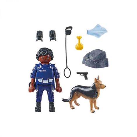 Playmobil Politist cu Catel - Jucarie Educationala - imagine 3