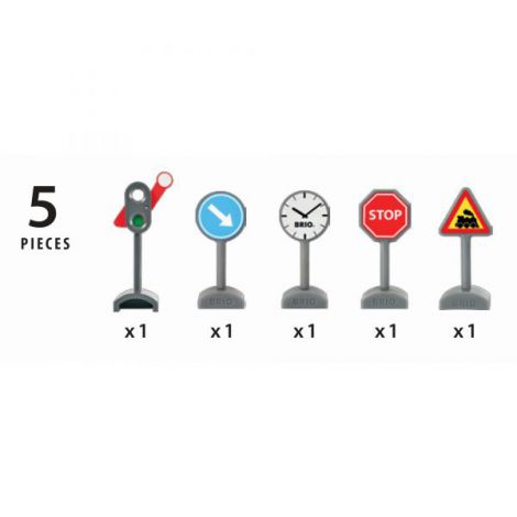 Kit Semne Trafic Brio - Accesorii Trenulete - imagine 2