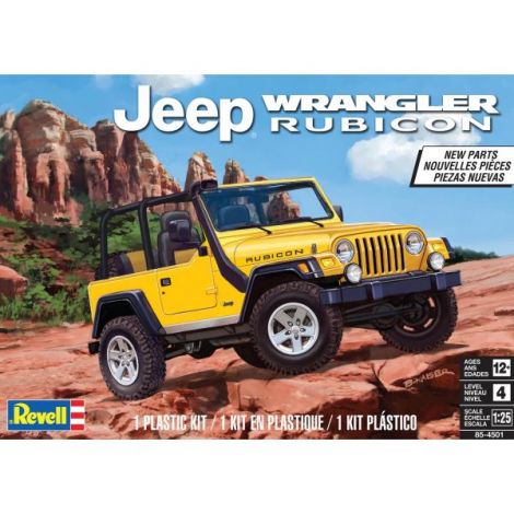 Revell Jeep Wrangler Rubicon - Macheta Auto 1:25
