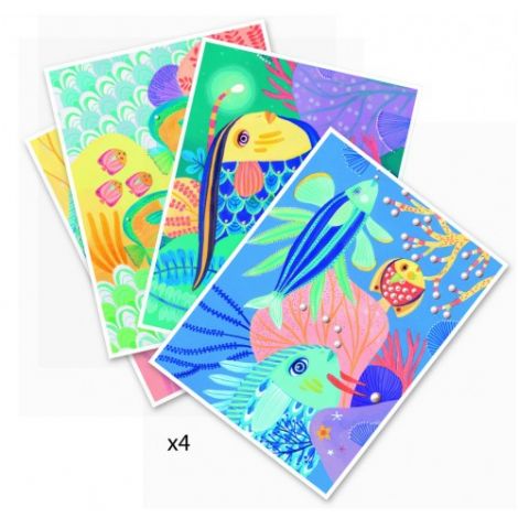 Djeco Atelier Desen Sub Apă | Set Creativ 7-13 Ani - imagine 2