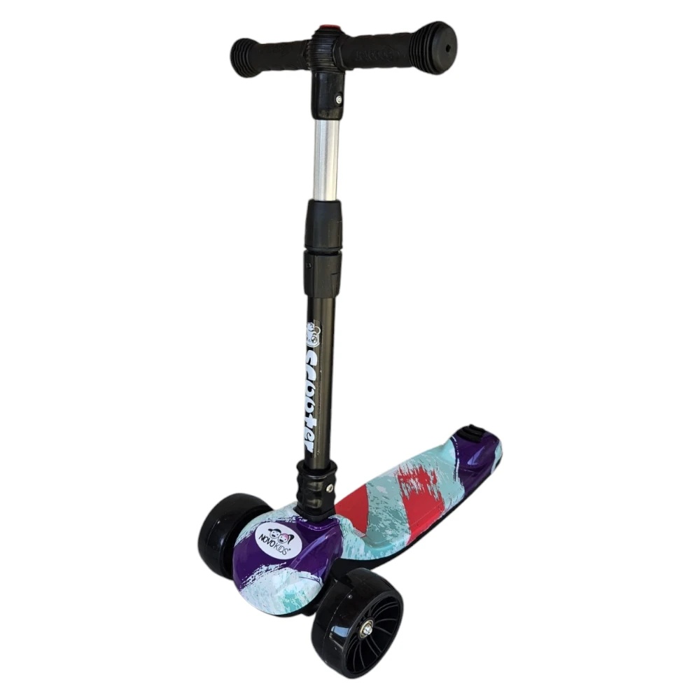 Trotineta Novokids Mini Scooter 8150 Roti Luminoase - imagine 4