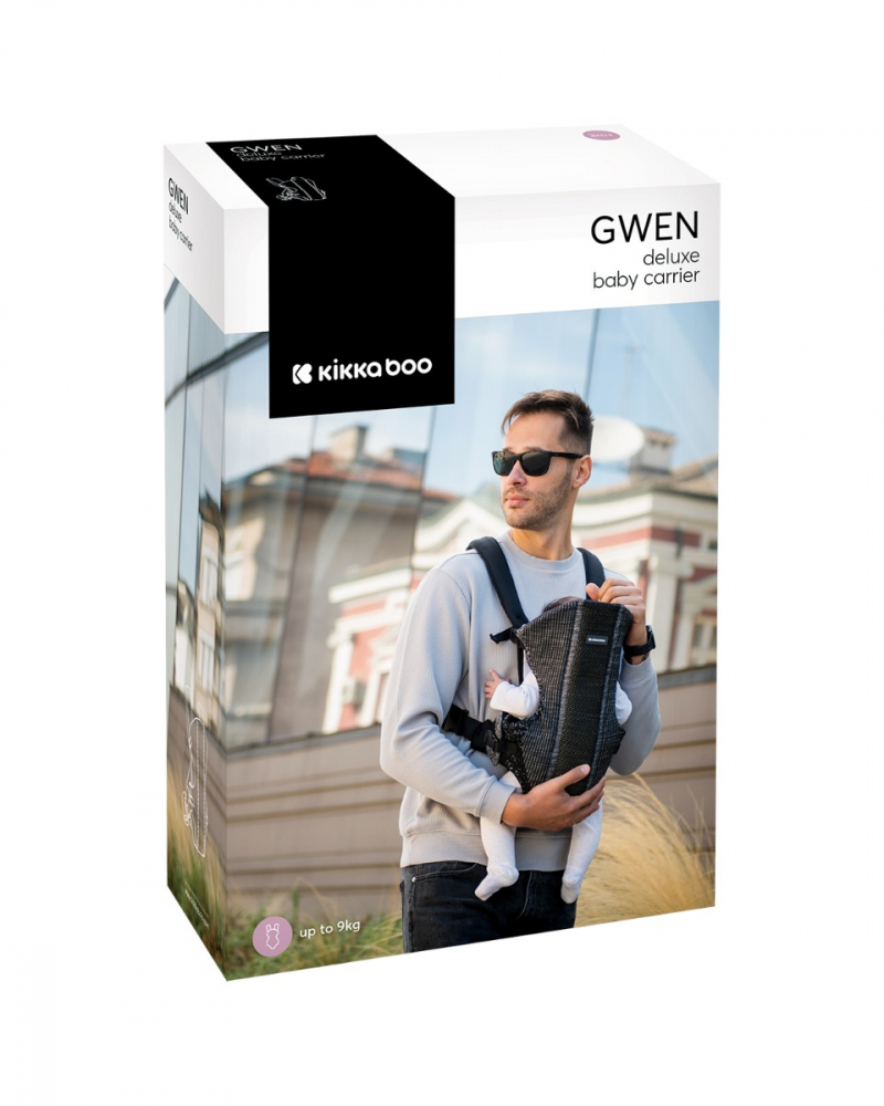 Marsupiu Ergonomic KikkaBoo Gwen Fly 3 Pozitii - imagine 2