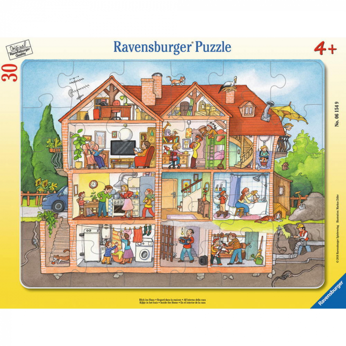 Puzzle Ravensburger Inauntrul Casei - Educativ