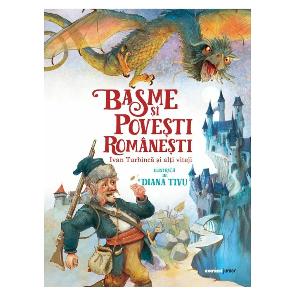 Basme și Povești Românești - Corint | Ilustrații Superbe