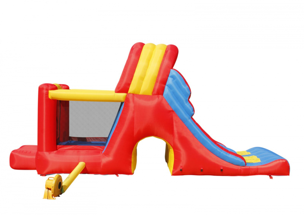 Saltea Gonflabilă Happy Hop Mega Slide cu Tobogane - imagine 4