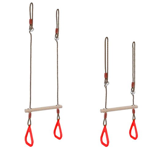 Leagan 2in1 Kruzzel cu trapez si bara gimnastica - imagine 7