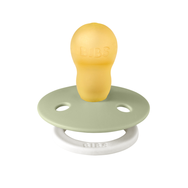 Suzeta Bibs Colour Glow Latex, Sage, 18 luni+