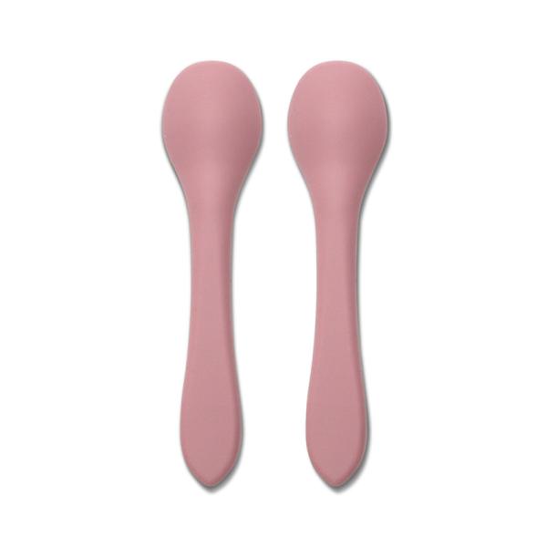 Lorelli Set 2 Lingurite Silicon Pink Bebelusi