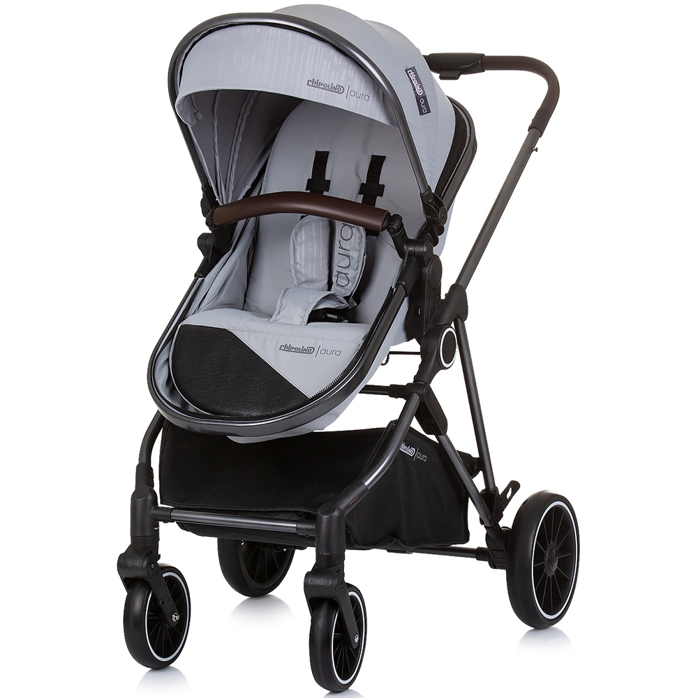 Carucior Chipolino Aura 2 in 1 Ash Grey, 0-22 kg