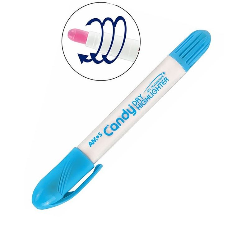 Textmarker Uscat Amos Bleu Pastel